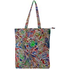 Pop Art - Spirals World 1 Double Zip Up Tote Bag by EDDArt