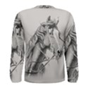 Custom Horse Men s Long Sleeve Tee View2