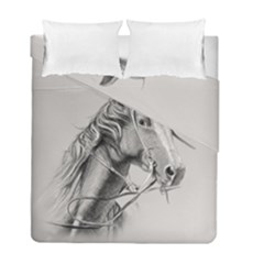 Custom Horse Duvet Cover Double Side (full/ Double Size)