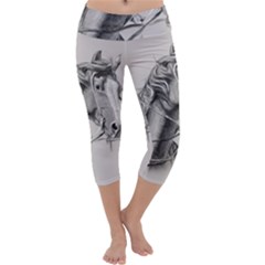 Custom Horse Capri Yoga Leggings