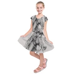 Custom Horse Kids  Short Sleeve Dress