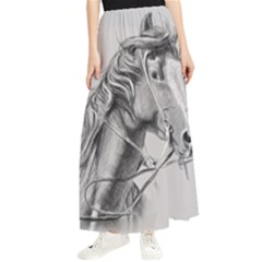 Custom Horse Maxi Chiffon Skirt