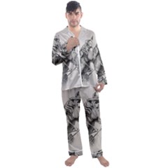 Custom Horse Men s Long Sleeve Satin Pyjamas Set by HermanTelo