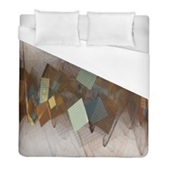 Digital Geometry Duvet Cover (full/ Double Size) by Sparkle