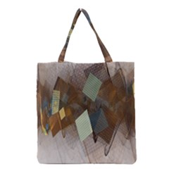 Geometry Diamond Grocery Tote Bag by Sparkle