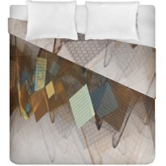 Geometry Diamond Duvet Cover Double Side (king Size) by Sparkle