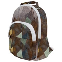 Geometry Diamond Rounded Multi Pocket Backpack by Sparkle