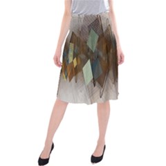 Geometry Diamond Midi Beach Skirt by Sparkle