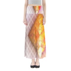 Geometry Diamond Full Length Maxi Skirt by Sparkle