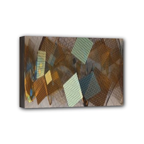 Geometry Diamond Mini Canvas 6  X 4  (stretched) by Sparkle