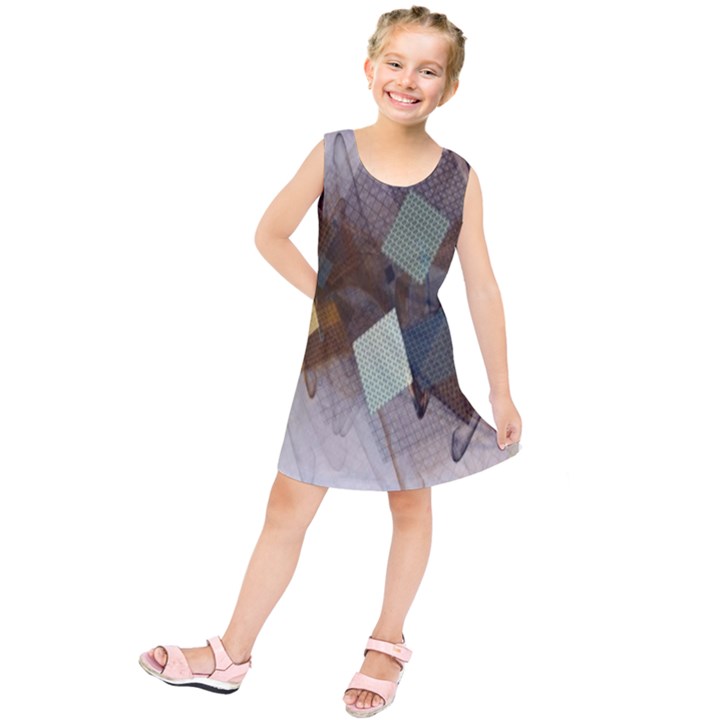 Geometry Diamond Kids  Tunic Dress