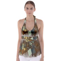 Geometry Diamond Babydoll Tankini Top by Sparkle