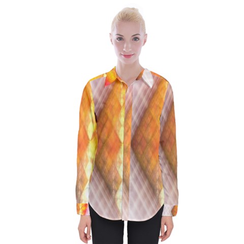 Geometry Diamond Womens Long Sleeve Shirt by Sparkle