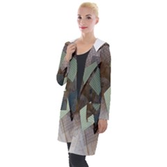 Geometry Diamond Hooded Pocket Cardigan by Sparkle