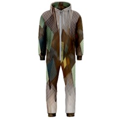 Digital Geometry Hooded Jumpsuit (men)  by Sparkle