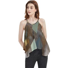 Geometry Diamond Flowy Camisole Tank Top by Sparkle