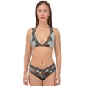 Geometry Diamond Double Strap Halter Bikini Set View1