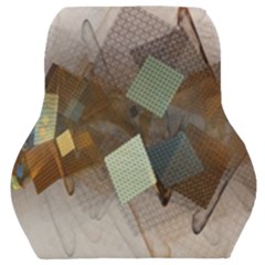 Geometry Diamond Car Seat Back Cushion 