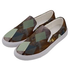 Geometry Diamond Men s Canvas Slip Ons