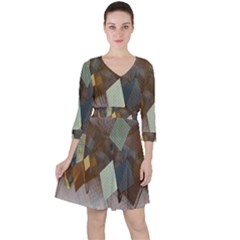 Geometry Diamond Ruffle Dress by Sparkle