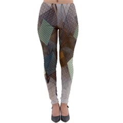 Geometry Diamond Lightweight Velour Leggings by Sparkle