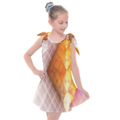 Geometry Diamond Kids  Tie Up Tunic Dress by Sparkle