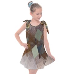 Geometry Diamond Kids  Tie Up Tunic Dress by Sparkle