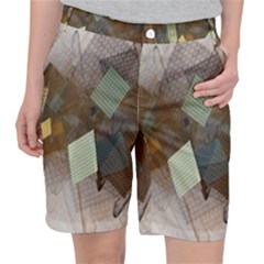 Geometry Diamond Pocket Shorts by Sparkle