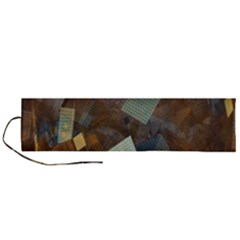 Digital Geometry Roll Up Canvas Pencil Holder (l) by Sparkle