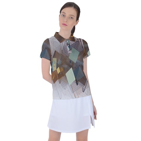 Geometry Diamond Women s Polo Tee by Sparkle