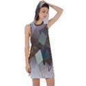 Geometry Diamond Racer Back Hoodie Dress View1