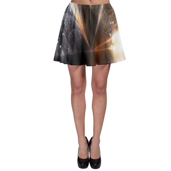 Flash Light Skater Skirt