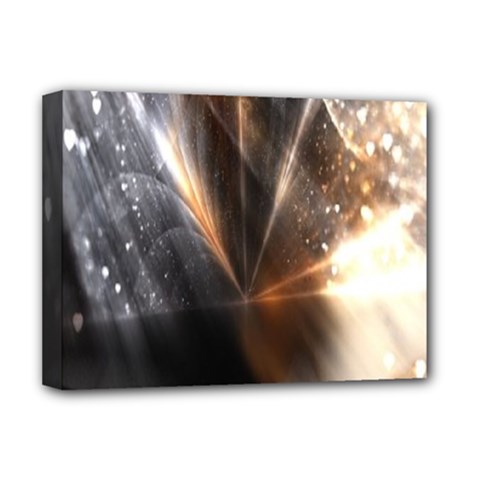 Geometry Diamond Deluxe Canvas 16  X 12  (stretched)  by Sparkle