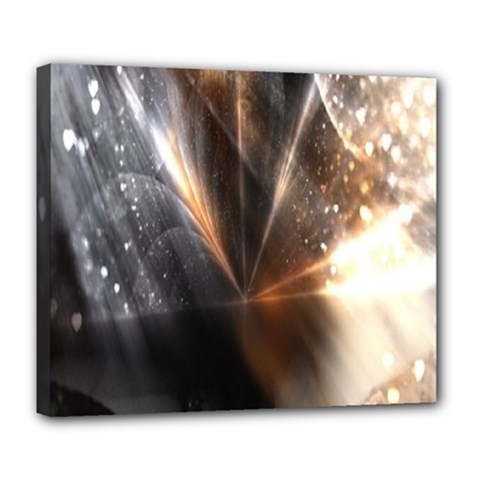 Geometry Diamond Deluxe Canvas 24  X 20  (stretched) by Sparkle