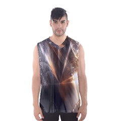 Digital Geometry Men s Basketball Tank Top by Sparkle