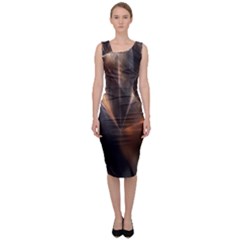 Flash Light Sleeveless Pencil Dress by Sparkle