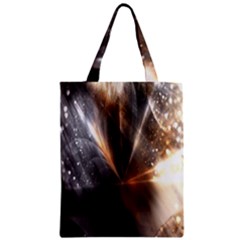 Geometry Diamond Zipper Classic Tote Bag by Sparkle