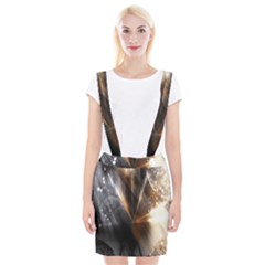 Digital Geometry Braces Suspender Skirt by Sparkle