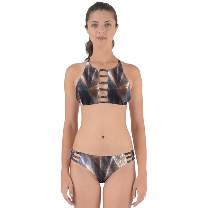 Geometry Diamond Perfectly Cut Out Bikini Set