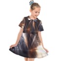 Digital Geometry Kids  Short Sleeve Shirt Dress View1