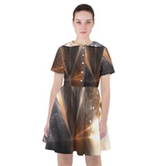 Digital Geometry Sailor Dress by Sparkle