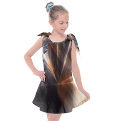 Geometry Diamond Kids  Tie Up Tunic Dress by Sparkle