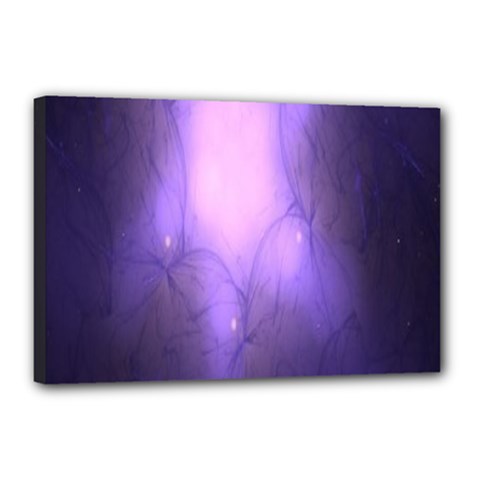 Violet Spark Canvas 18  X 12  (stretched) by Sparkle