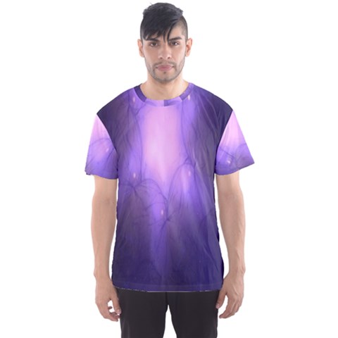 Violet Spark Men s Sport Mesh Tee by Sparkle