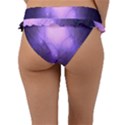 Violet Spark Frill Bikini Bottom View2