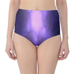 Violet Spark Classic High-waist Bikini Bottoms by Sparkle