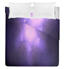 Violet Spark Duvet Cover Double Side (queen Size) by Sparkle