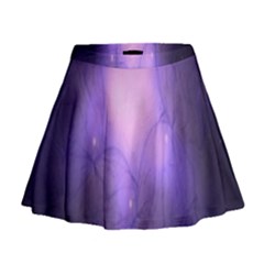 Violet Spark Mini Flare Skirt