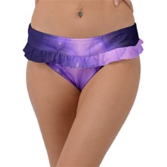 Violet Spark Frill Bikini Bottom by Sparkle