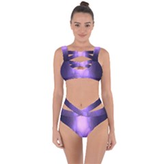 Violet Spark Bandaged Up Bikini Set  by Sparkle